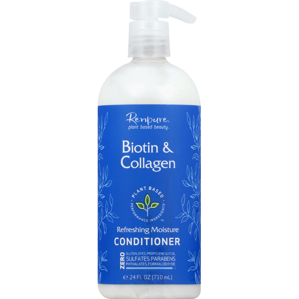 Renpure Conditioner, Biotin & Collagen, Refreshing Moisture