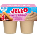 Jell-O Zero Sugar Churro Delicioso Ready-to-Eat Pudding Snack Cups