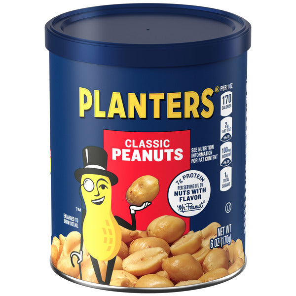 Planters Classic Roasted Peanuts, 6 OZ