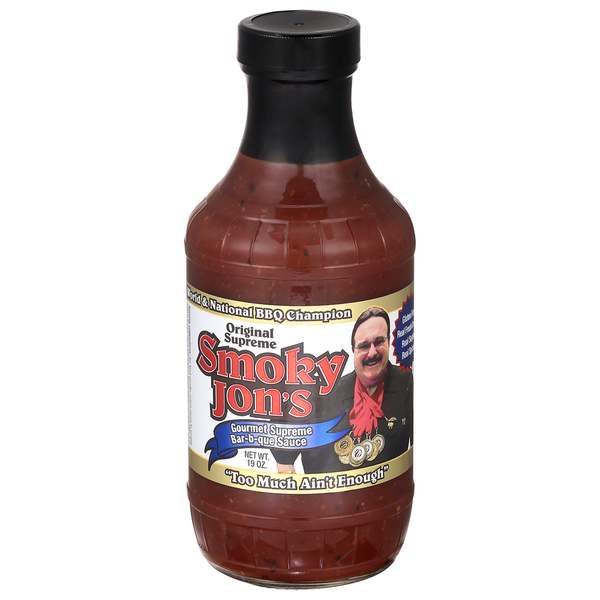 Smoky Jon's Bar-b-que Sauce, Gourmet Supreme, Original Supreme