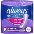 Always Discreet Discreet Pads, Extra Heavy Absorbency, Long Length