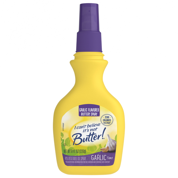I Can't Believe It's Not Butter Garlic Flavored Buttery Spray