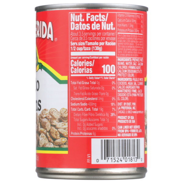 La Preferida Pinto Beans (Frijoles Pintos)