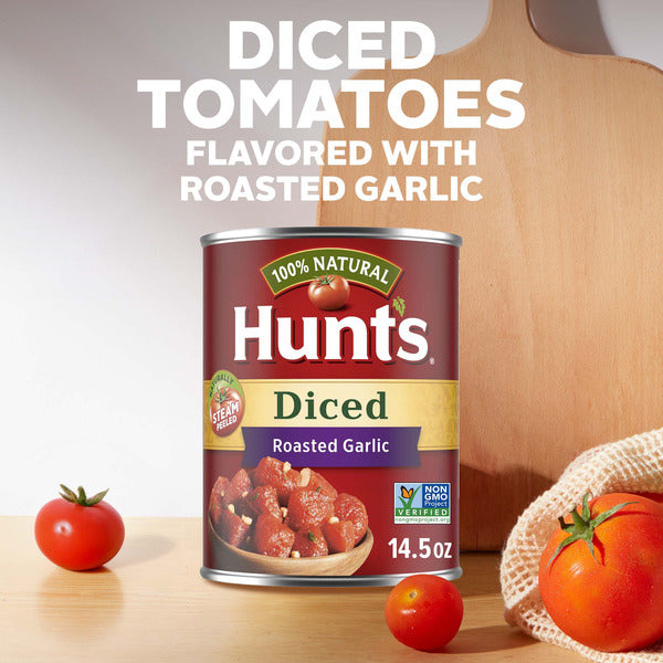Hunt's Diced Tomatoes with Roasted Garlic