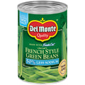 Del Monte 50% Less Sodium French Style Green Beans