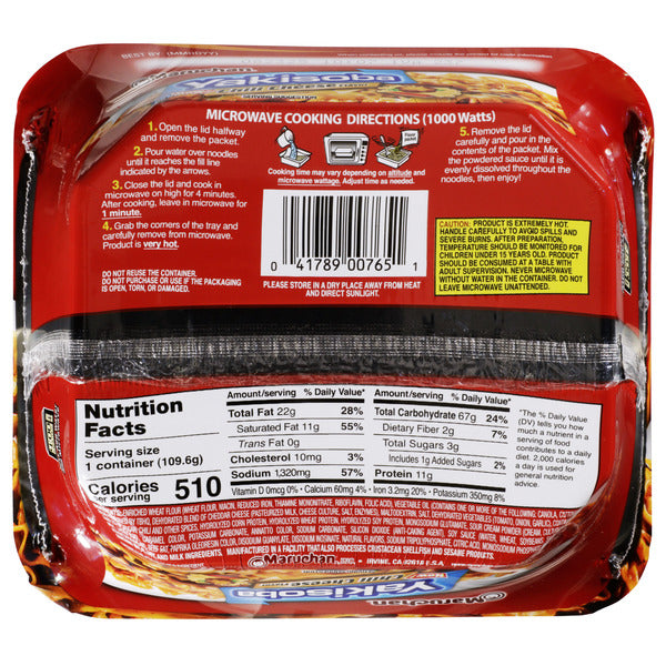 Maruchan Yakisoba Noodles, Chili Cheese, 3.86 oz