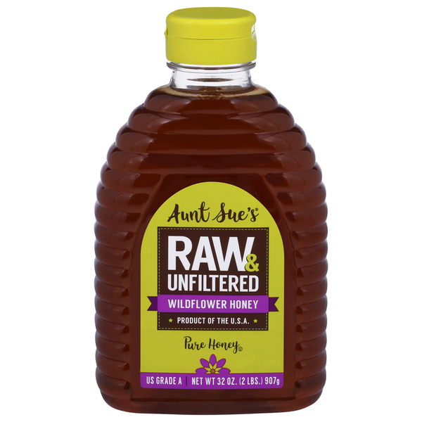 AUNT SUE'S Raw Unfiltered Wildflower Honey