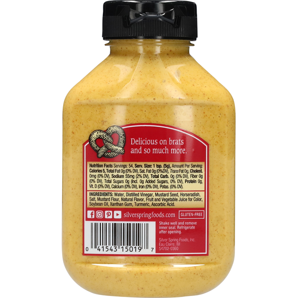 Silver Spring Beer'n Brat Horseradish Mustard