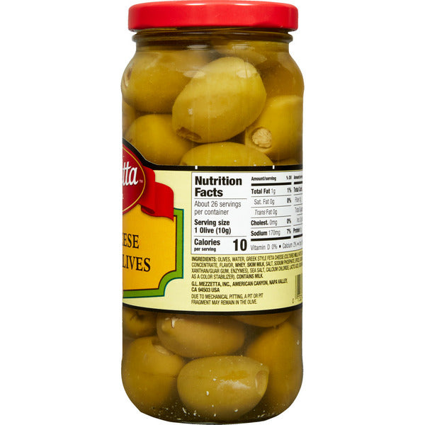Mezzetta Feta Cheese Stuffed Olives