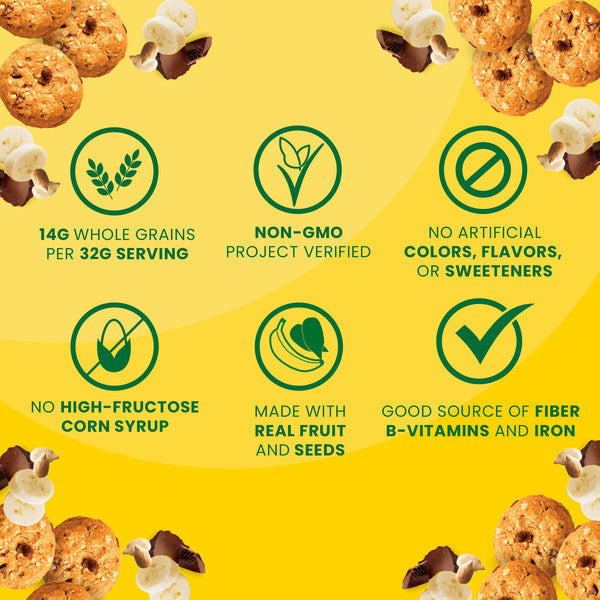 BELVITA Banana, Dark Chocolate And Sunflower Seed 5 oz