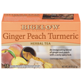 Bigelow Ginger Peach Turmeric Herbal Tea,Tea Bags