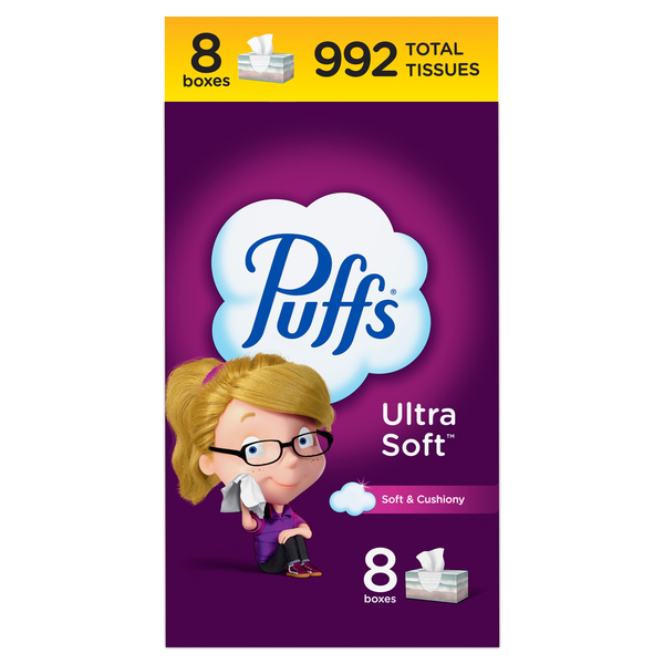 Puffs Ultra Soft Facial Tissues