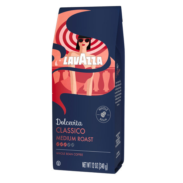 Lavazza Dolcevita Classico Medium Roast Whole Bean Coffee