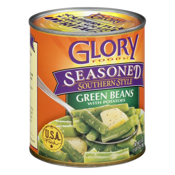 Glory Foods Seasoned Southern Style Green Beans with Potatoes