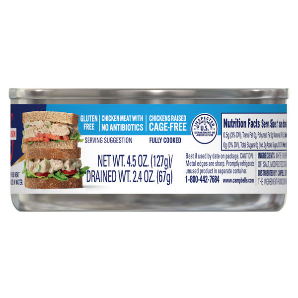 Swanson's White Premium Chunk Canned Chicken Breast in Water
