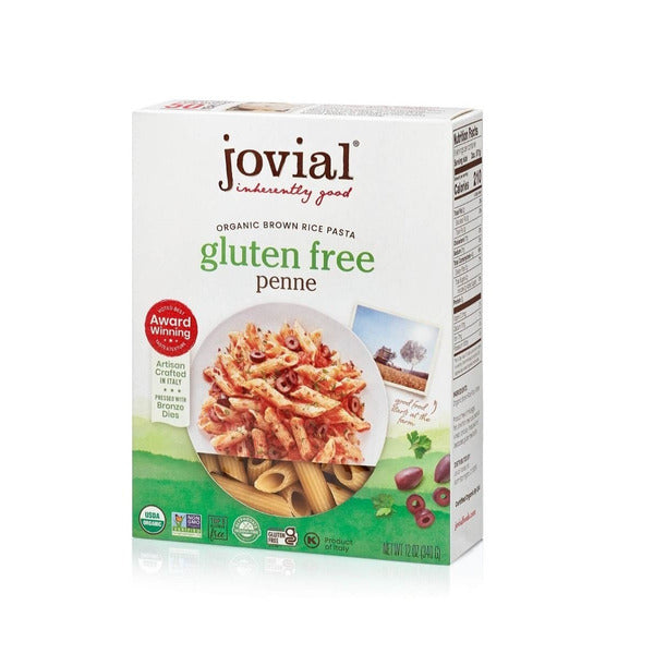 Jovial 100% Organic Gluten Free Brown Rice Penne Rigate