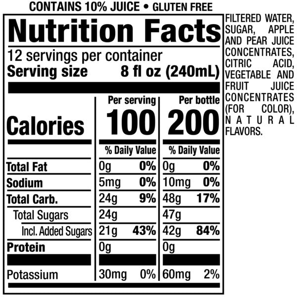 Snapple Apple, Juice Drink