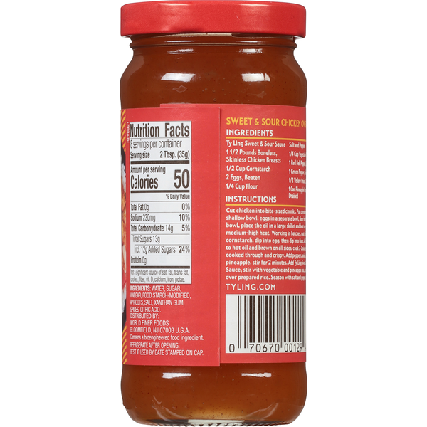 Ty Ling Sauce, Sweet & Sour