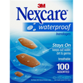 3M Nexcare Waterproof 100ct Assorted