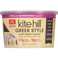 Kite Hill Yogurt, Plant-Based, Greek Style, Vanilla, Unsweetened