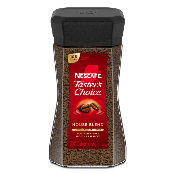 NESCAFE Taster's Choice House Blend Medium-Light Roast Instant Coffee
