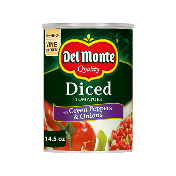 Del Monte Diced Tomatoes with Green Peppers & Onions