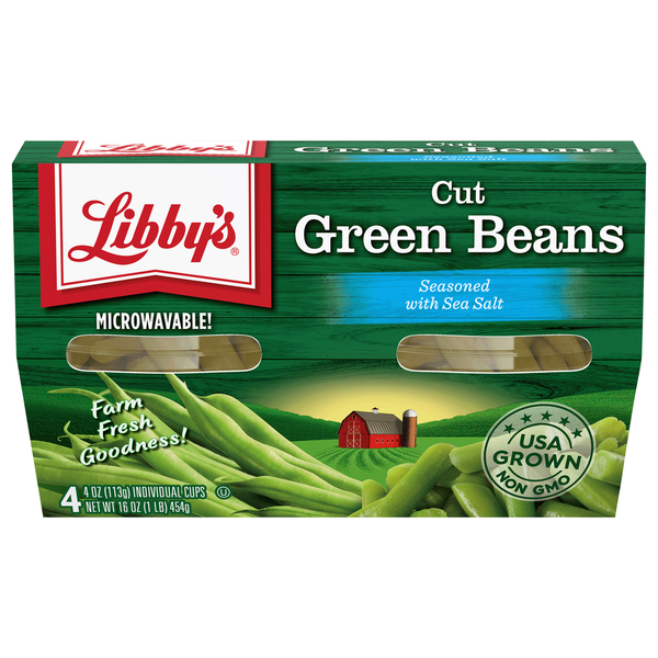 Libby's Cut Green Beans Lightly Seasoned with Sea Salt