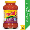 Ragu Chunky Sauteed Onion and Garlic Pasta Sauce with Diced Tomatoes, 24 oz