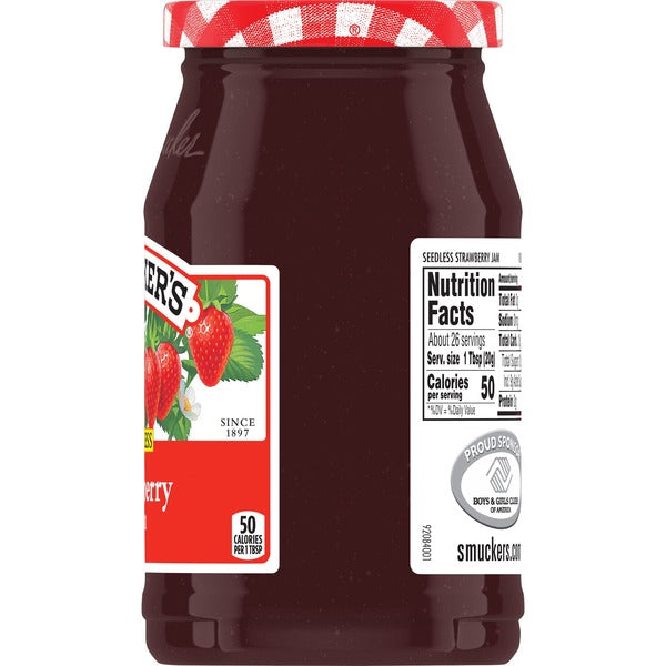 Smucker's Jam, Seedless, Strawberry