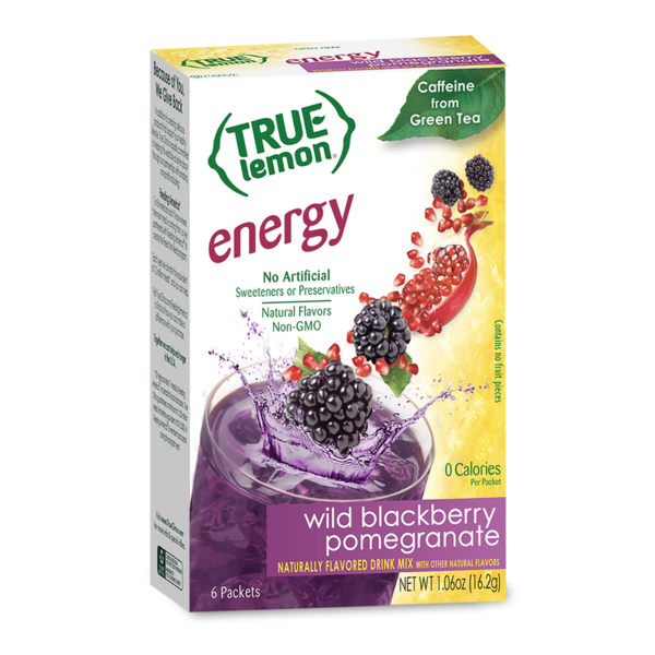 True Lemon Energy Wild Blackberry Pomegranate Drink Mix