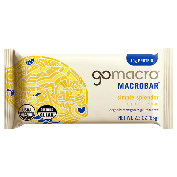 GoMacro Lemon + Lemon MacroBar
