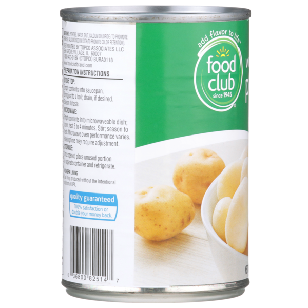 Food Club Whole Potatoes