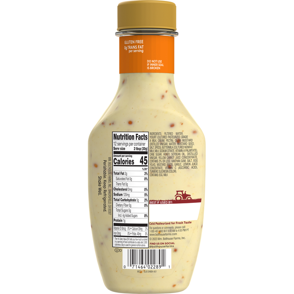 Bolthouse Farms Yogurt Dressing & Dip, Honey Mustard