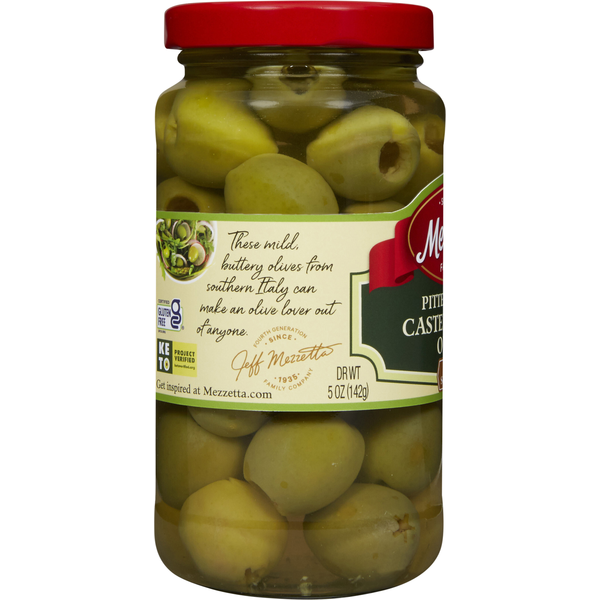Mezzetta Olives, Castelvetrano, Pitted, Italian