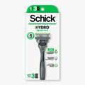 Schick Sensitive Razor, 1 Razor Handle with 3 Razor Refills