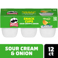 Pringles Sour Cream & Onion snack cups packaging on a white background