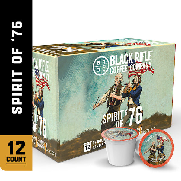 Black Rifle Coffee Spirit of '76, Medium Roast Single Serve K-Cup Pods