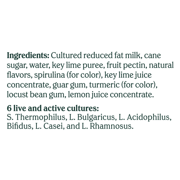 List of ingredients for a product on a white background