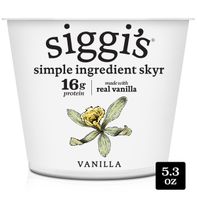 Siggi's Icelandic Style Skyr Non-Fat Yogurt, Vanil...
️