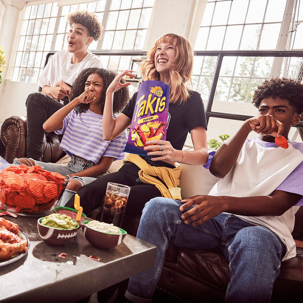 Takis Crunchy Fajitas 9.9 oz Sharing Size Bag, Fajita Flavored Mild Spicy Rolled Tortilla Chips