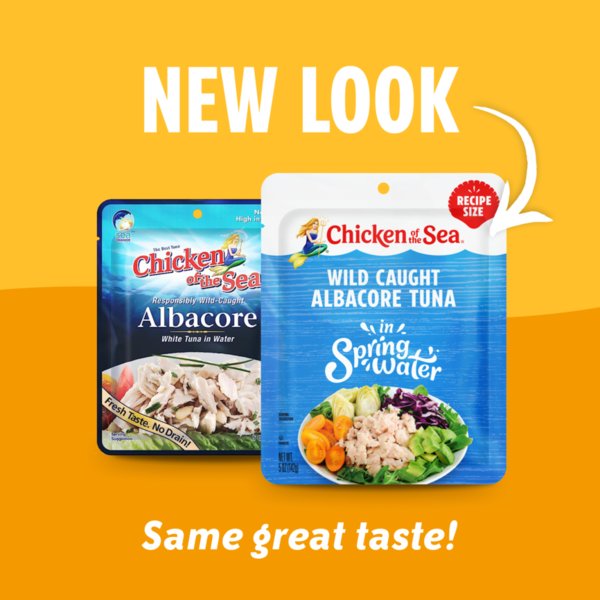 Chicken of the Sea Wild Caught Albacore Tuna in Spring Water Packet