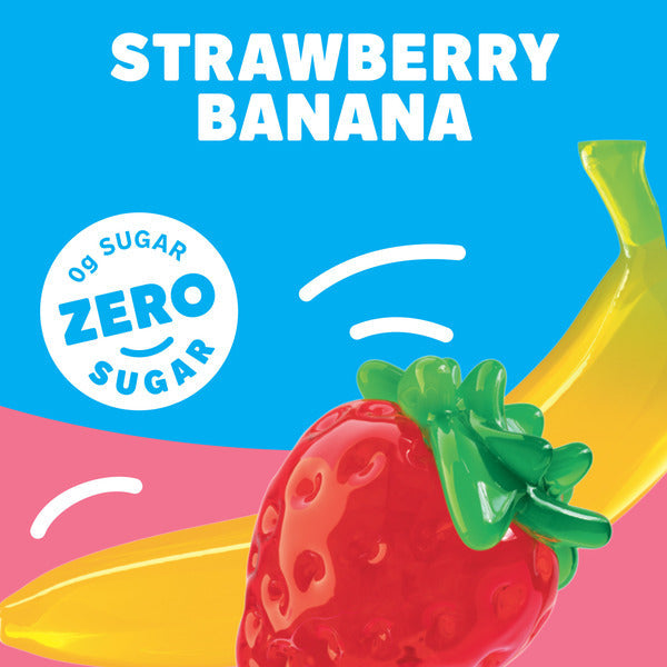 Jell-O Zero Sugar Strawberry Banana Flavor Gelatin