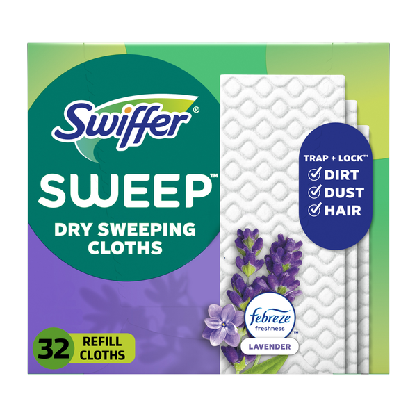 Swiffer Dry Sweeping Cloths Refill with Febreze Lavender