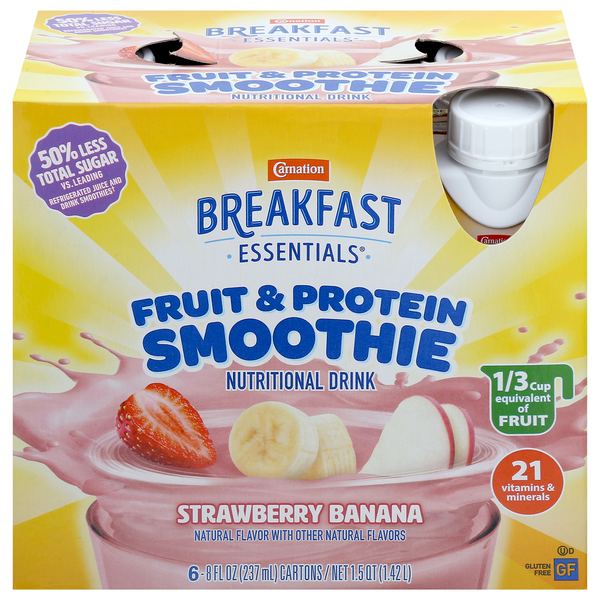 Carnation Breakfast Essentials Nutritional Drink, Strawberry Banana