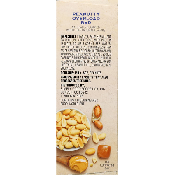 Atkins Bar, Peanutty Overload