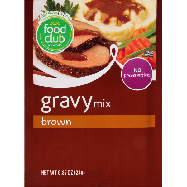 Food Club Gravy Mix, Brown