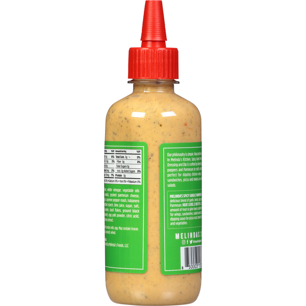 Melinda's Wing Sauce & Condiment, Spicy Garlic Parmesan