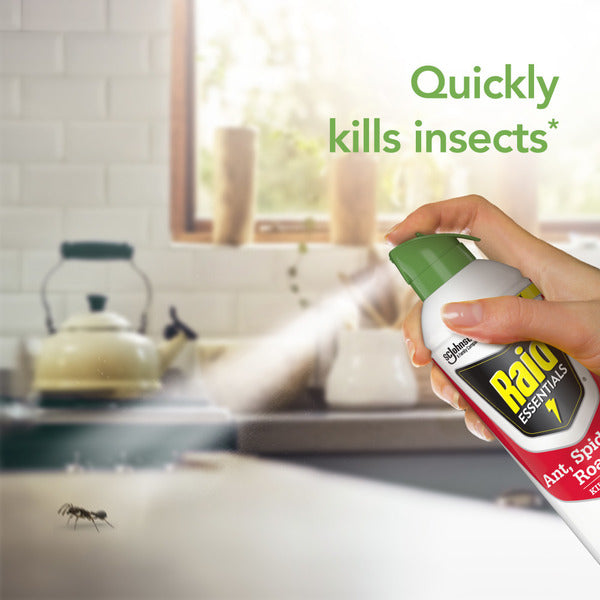 Raid® Essentials Ant, Spider & Roach Killer 27 Aerosol, Rosemary Mint