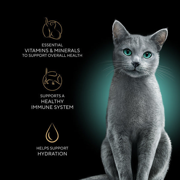 SHEBA PERFECT PORTIONS Cat Food Cuts With Sustainable Salmon Twin-Pack Trays