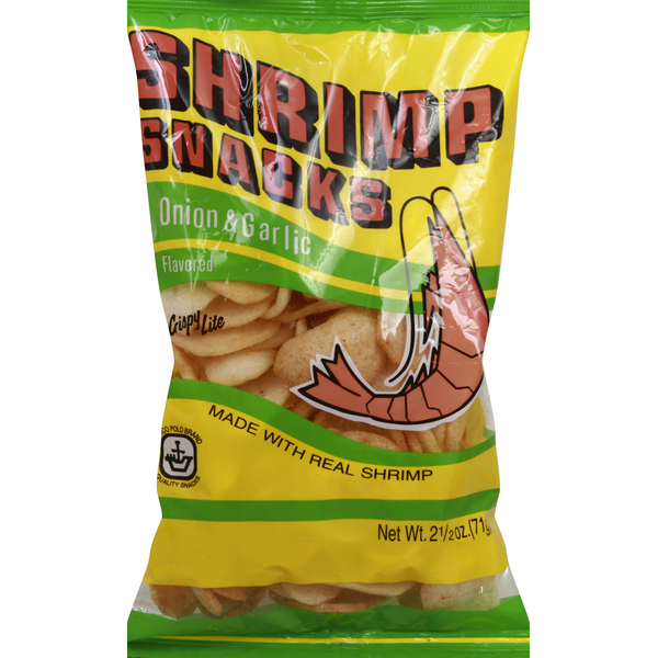 Marco Polo Shrimp Snacks, Onion & Garlic